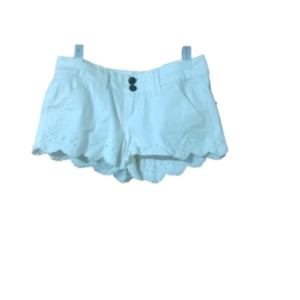 BKE White Eyelet Trim Shorts size 26